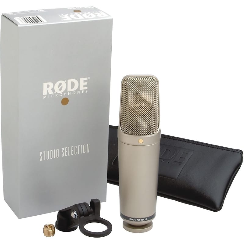 

Студийный конденсаторный микрофон RODE NT1000 Cardioid Condenser Microphone