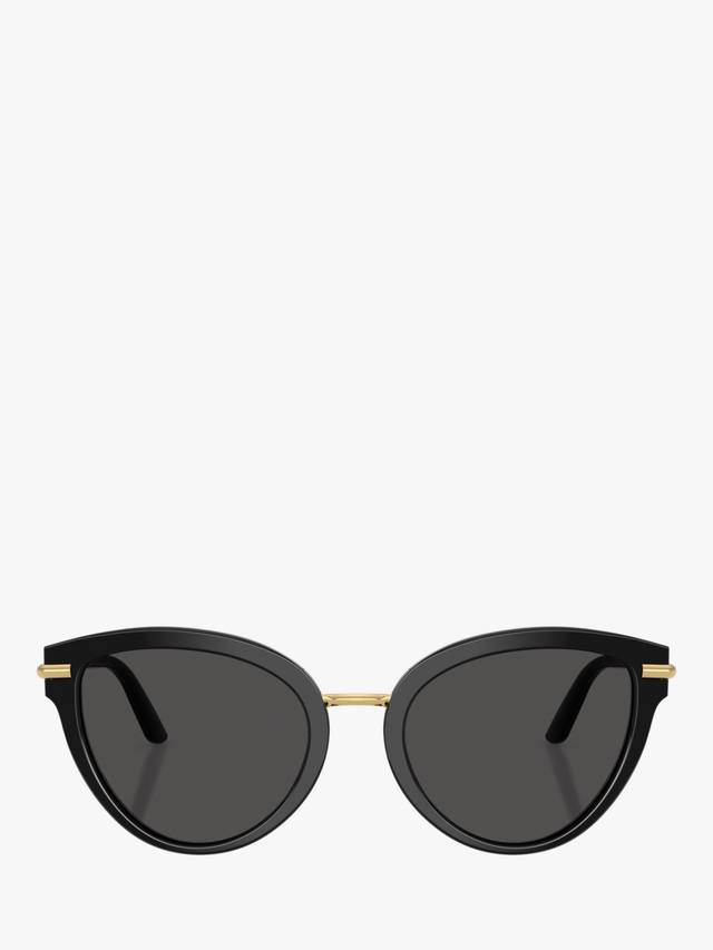 DG4492 женские солнцезащитные очки Butterfly Dolce & Gabbana, Black — фото 2