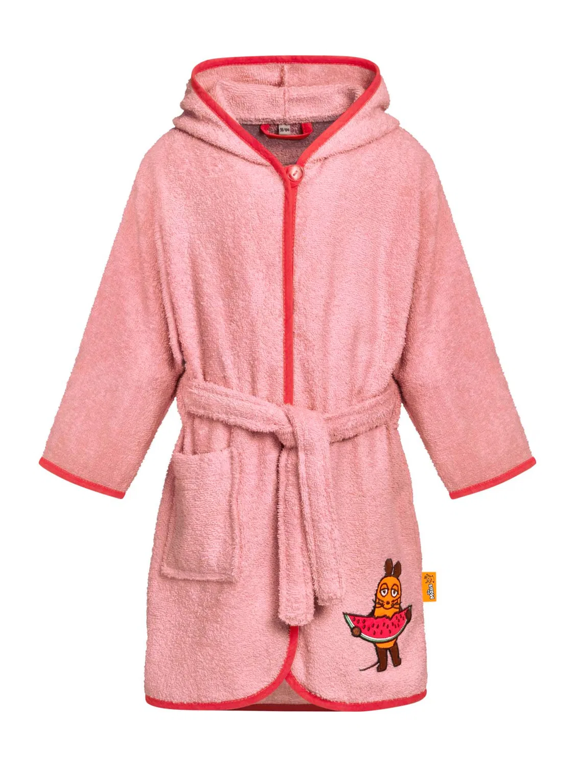 Банный халат 'DIE MAUS MELONE' Playshoes, Rose