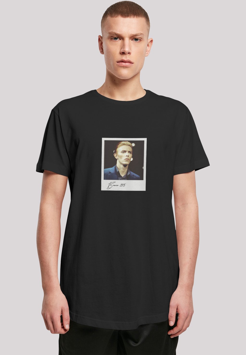 

Футболка с принтом DAVID BOWIE MEMORIES F4NT4STIC, черный