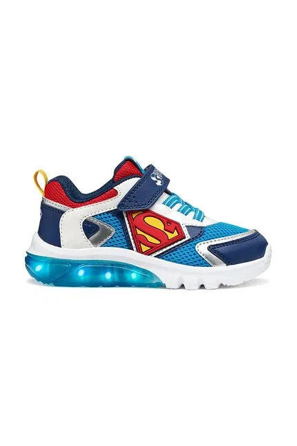 Кроссовки детские CIBERDRON x Superman Geox, синий — фото 3