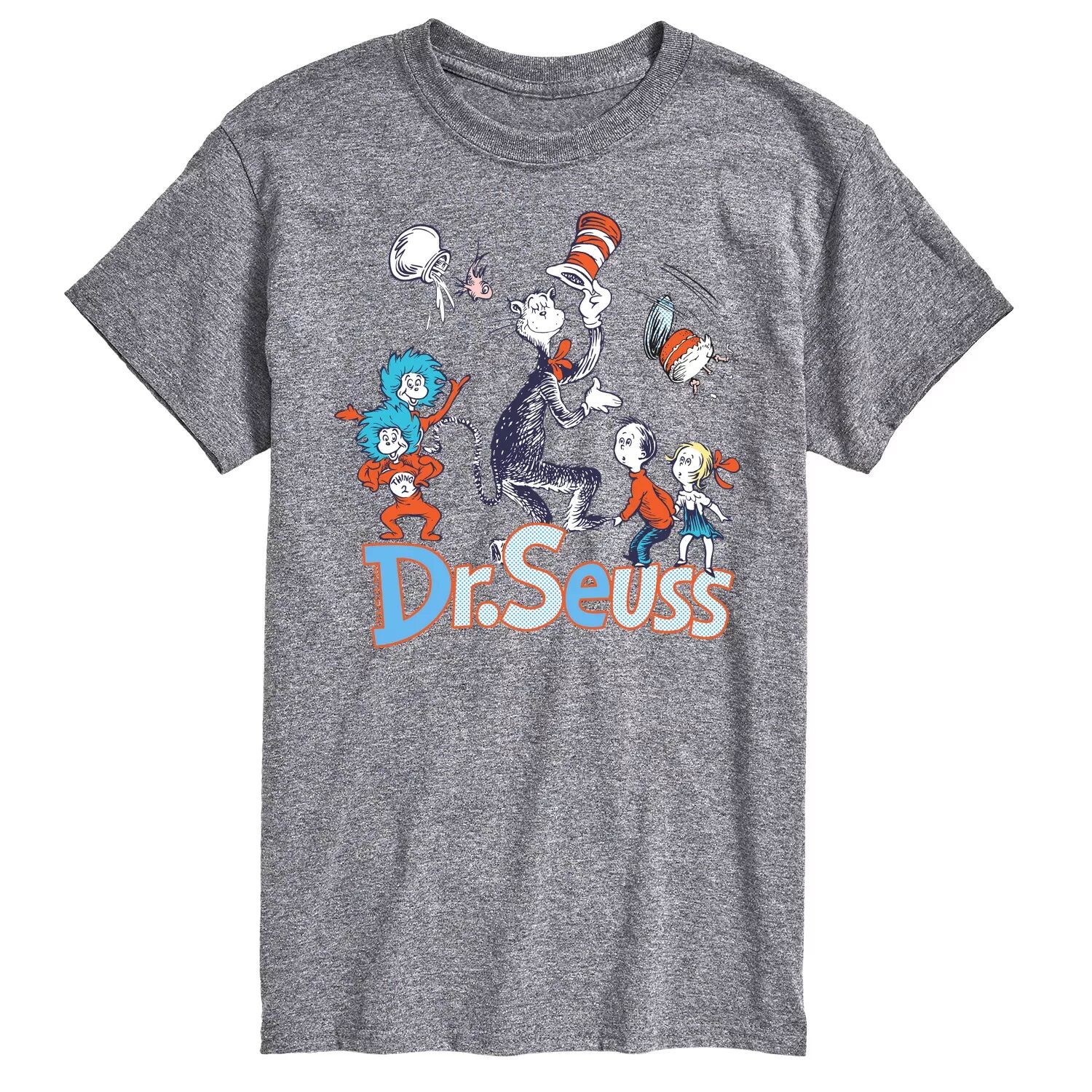 

Футболка Big & Tall Dr Seuss Licensed Character, серый