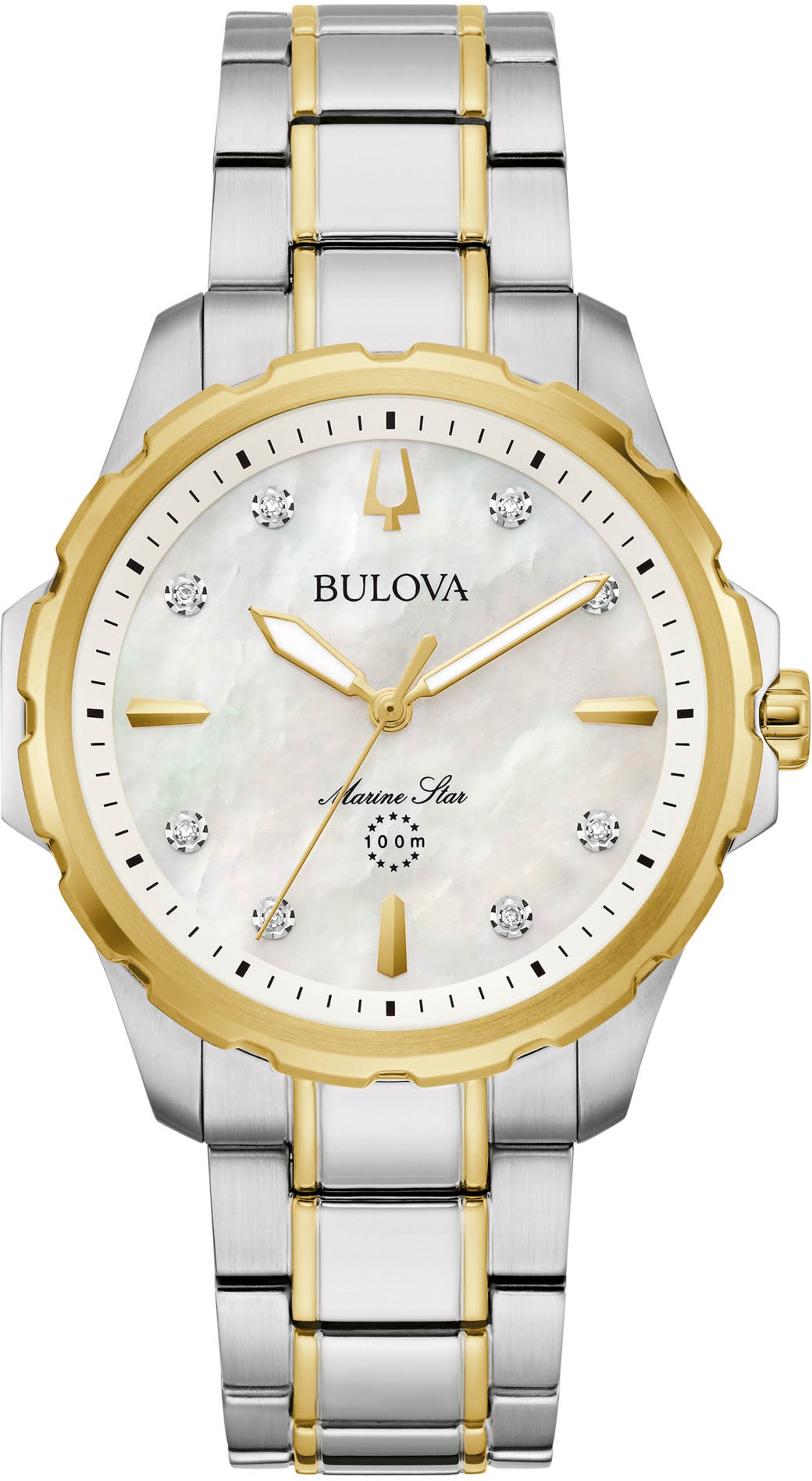 

Bulova Серебряные аналоговые часы
