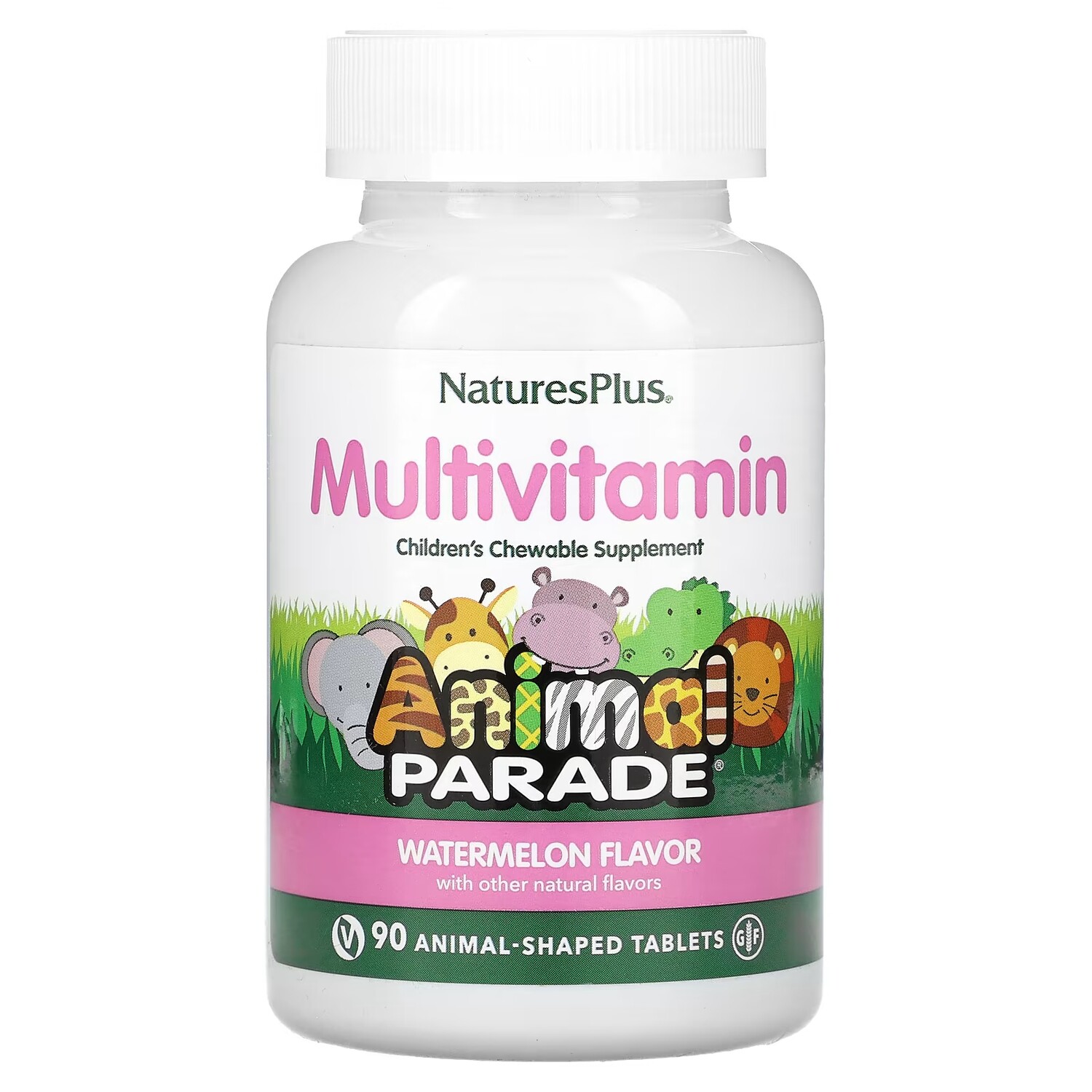 

Мультивитамины NaturesPlus для детей со вкусом арбуза, 90 таблеток