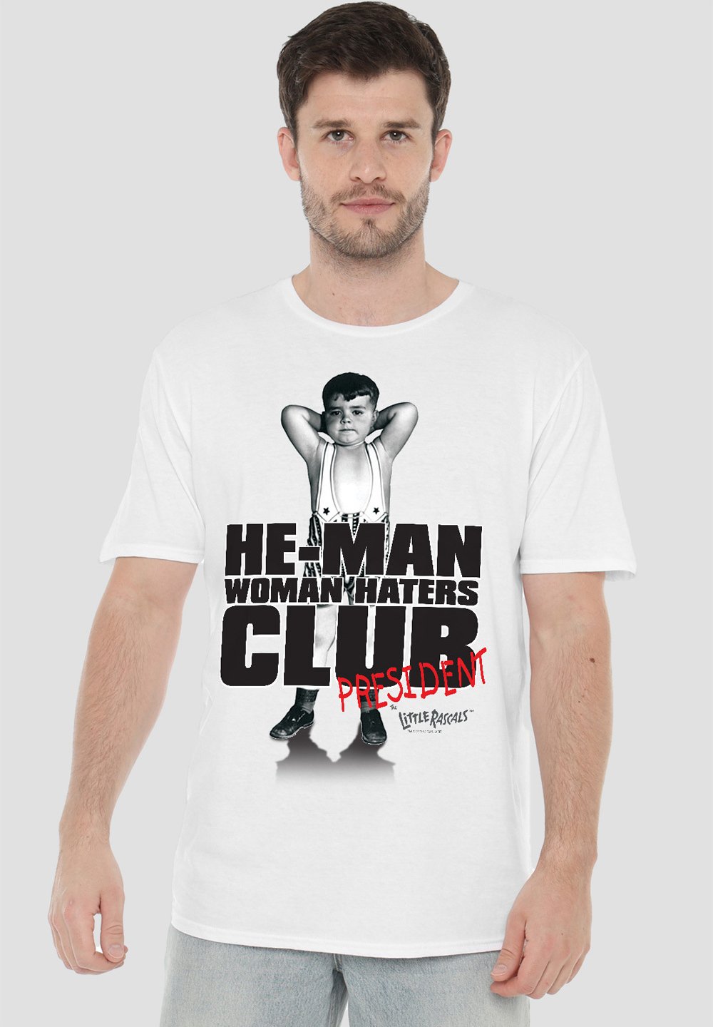 

Футболка с принтом LITTLE RASCALS CLUB Cotton Soul, белый