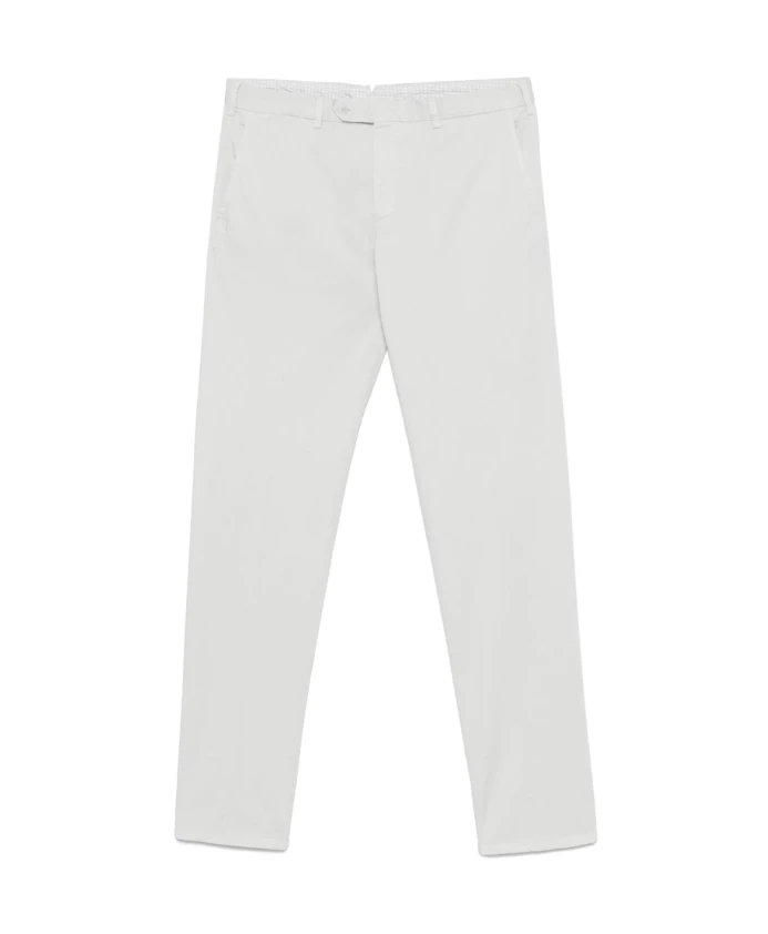 

Белые брюки с поясом и карманами Rota, белый