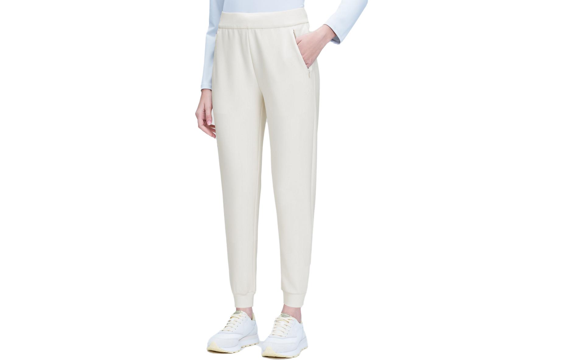 

Женские повседневные брюки DESCENTE, кремовый