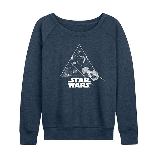 

Женская футболка с длинным рукавом ship battle french terry Star Wars, Heather Indigo, Фиолетовый, Женская футболка с длинным рукавом ship battle french terry Star Wars, Heather Indigo