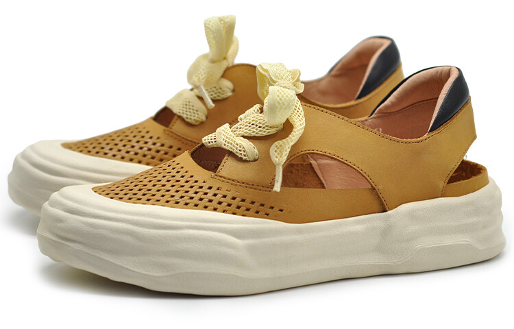 Туфли женские повседневные Women's Casual Shoes Women's Low-Top Artmu, цвет Apricot — фото 3