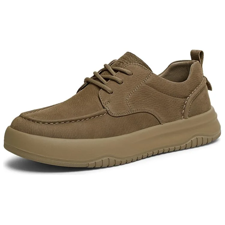Мужские повседневные туфли low top Tata, желтый коричневый — фото 4
