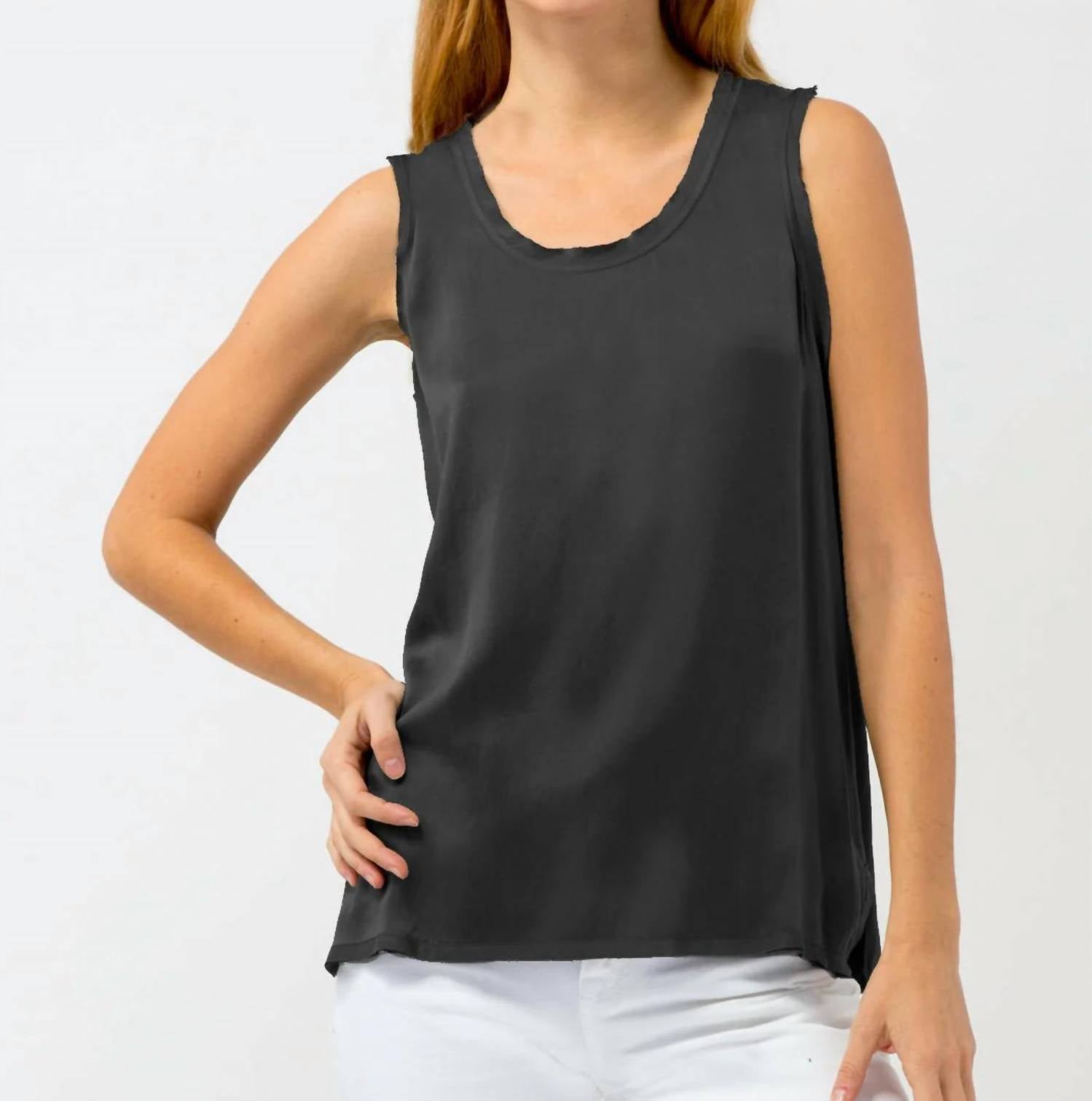 

Футболка Go Tee Tank черного цвета Go by Go Silk