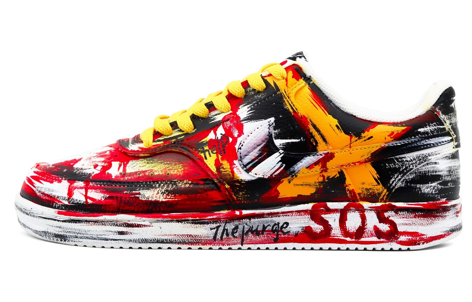 

Мужские кроссовки для скейтбординга Nike Court Vision 1, Shadow Red