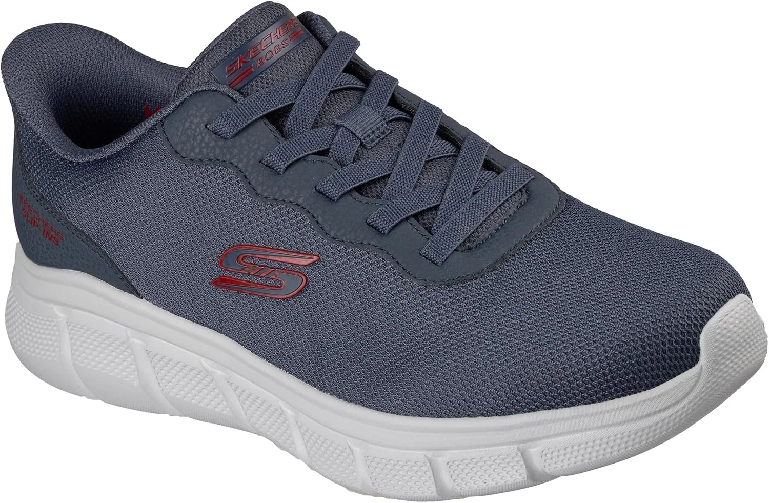 Мужские кроссовки Skechers Bobs B Flex Glacial Edge, Dark Navy Blue — фото 4