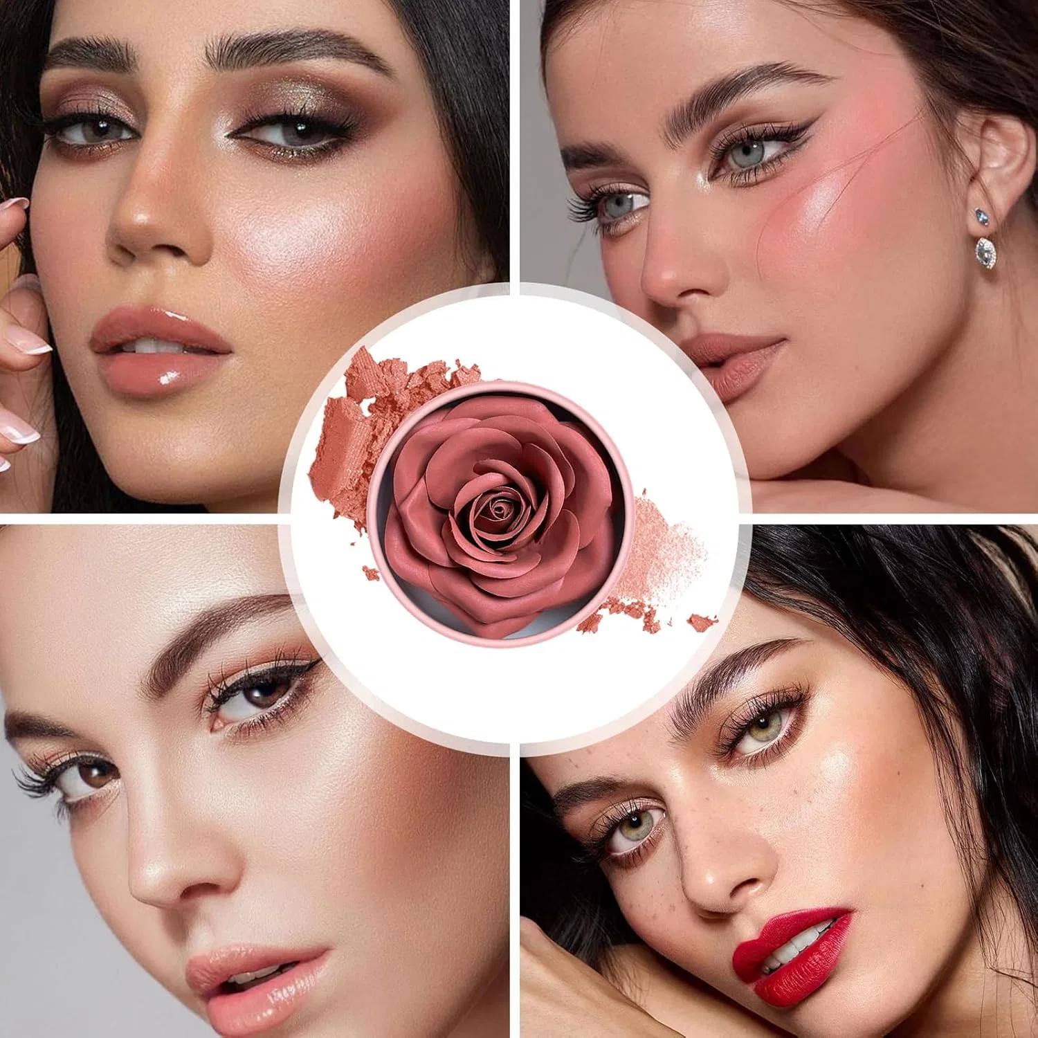 Румяна 3D-лепесток Rose Blush, 4# — фото 4