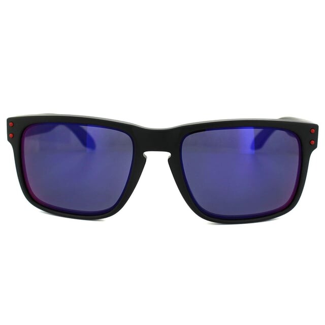

Солнцезащитные очки holbrook oo9102 36 матовый позитив красный иридий Oakley, черный