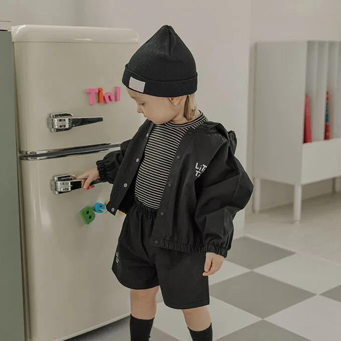 Детские шорты Littletini, чёрные