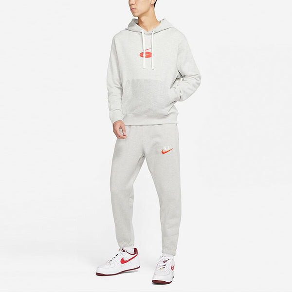 Толстовка Men's Nike Embroidered Logo Sports Gray, серый — фото 3