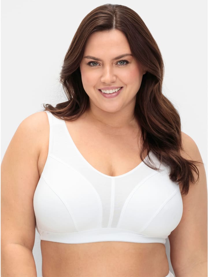 

Бюстгальтер без косточек sheego, белый