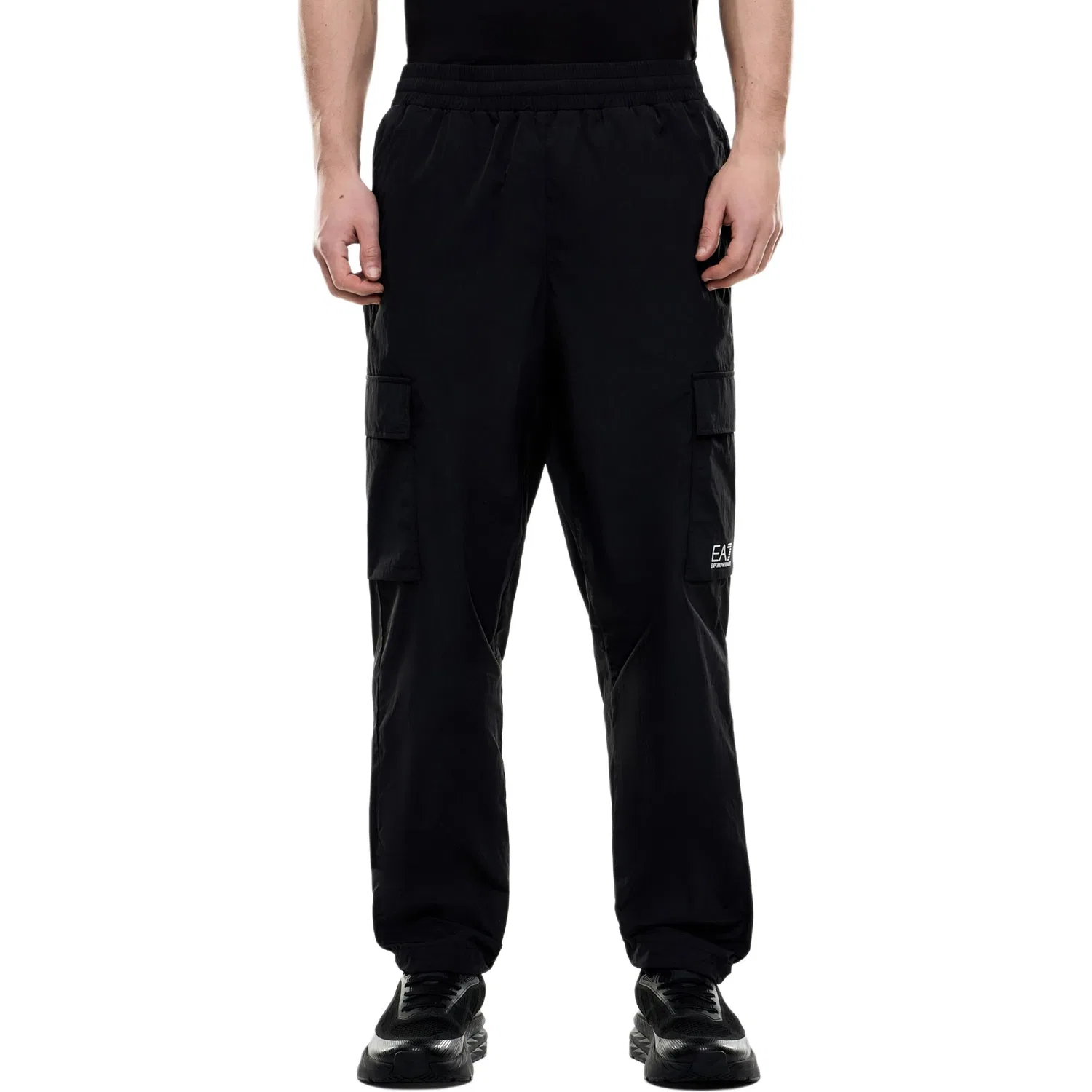 Брюки повседневные Emporio Armani EA7 черные
