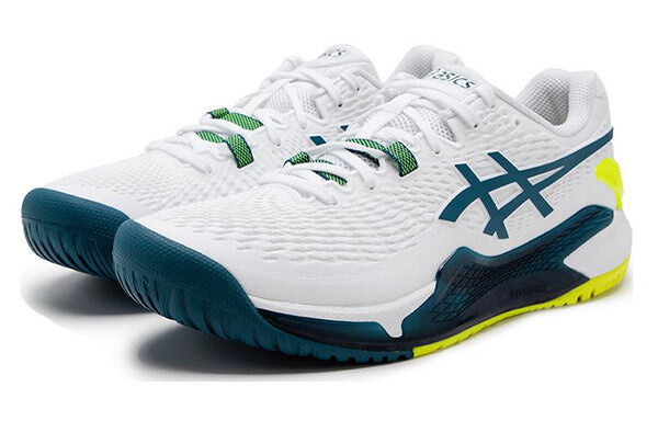 Кроссовки гель разрешение 9 Asics, белый — фото 3