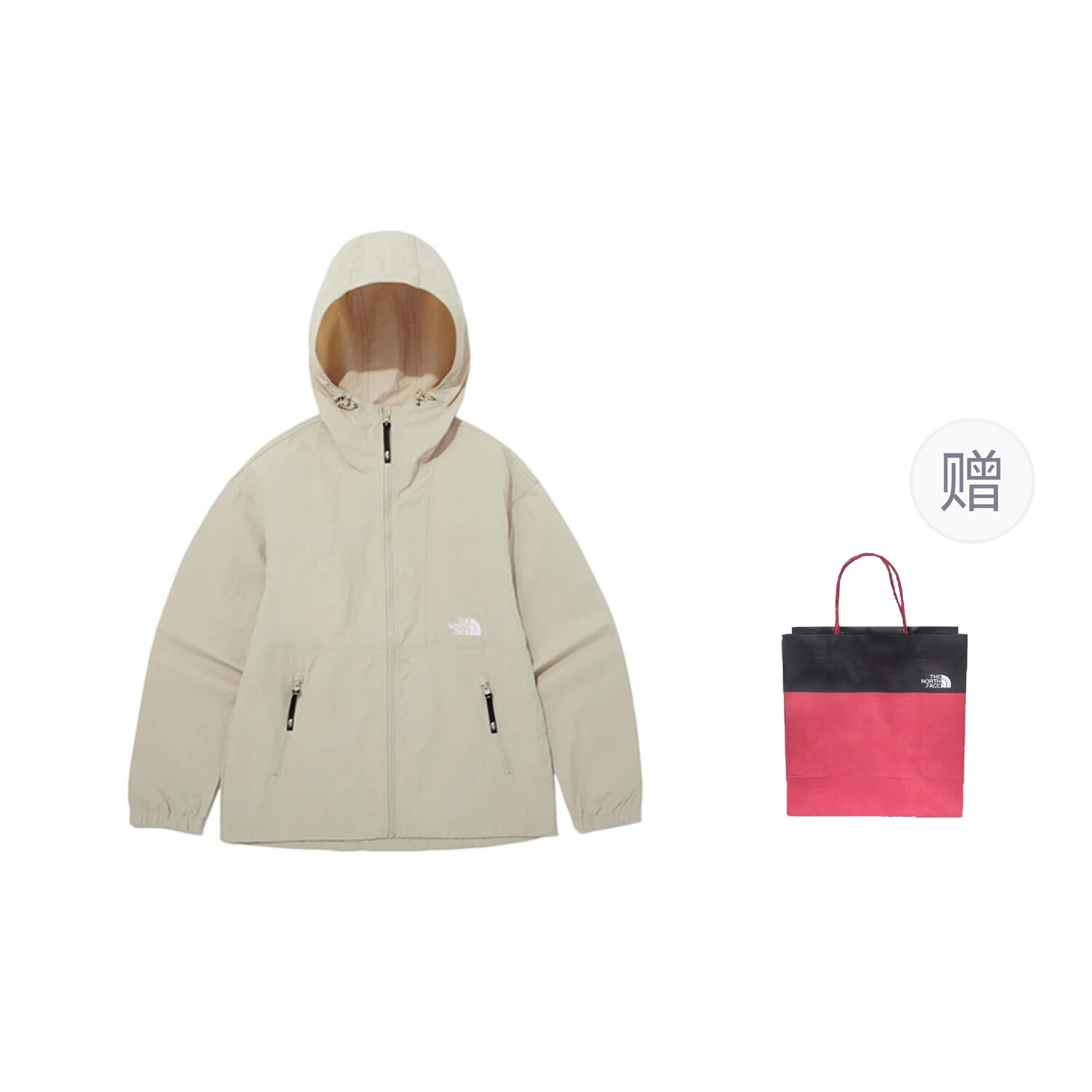 

Куртка мужская бежевая + подарочный пакет The North Face