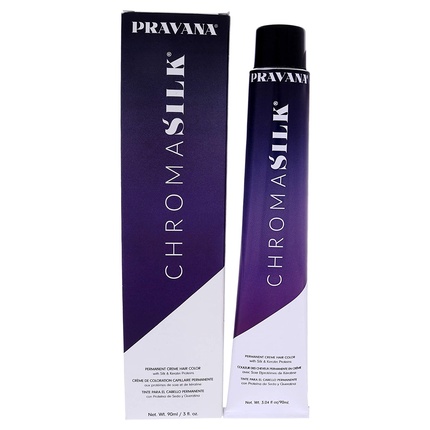 

Крем-краска для волос ChromaSilk 4.3, золотисто-коричневый, 3 унции Pravana