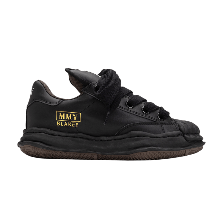 

Кроссовки Maison Mihara Yasuhiro Blakey Puffer OG Sole Leather Low 'Black', черный