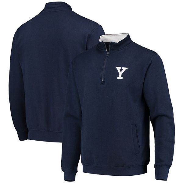 

Мужская куртка на четверть молнии navy yale bulldogs tortugas logo Colosseum