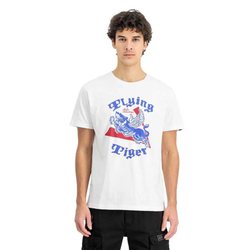 

Футболка Alpha Industries Fylingigers Ink, белый