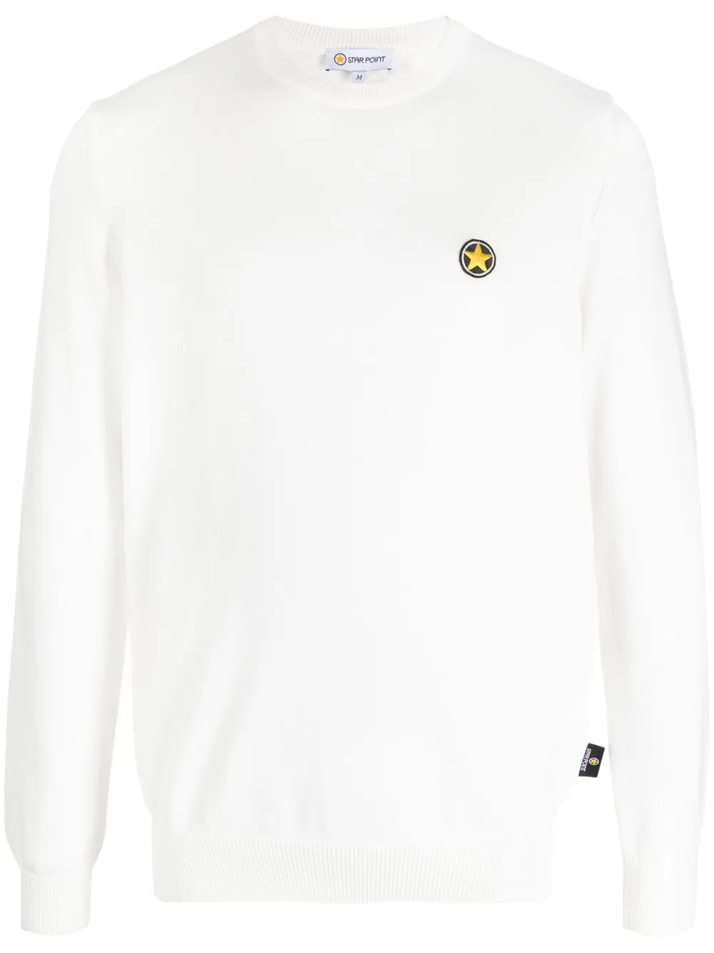 

Джемпер с нашивкой-логотипом Star Point, белый