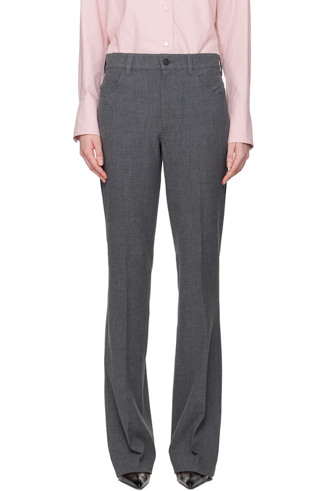 

The Attico Серые длинные брюки