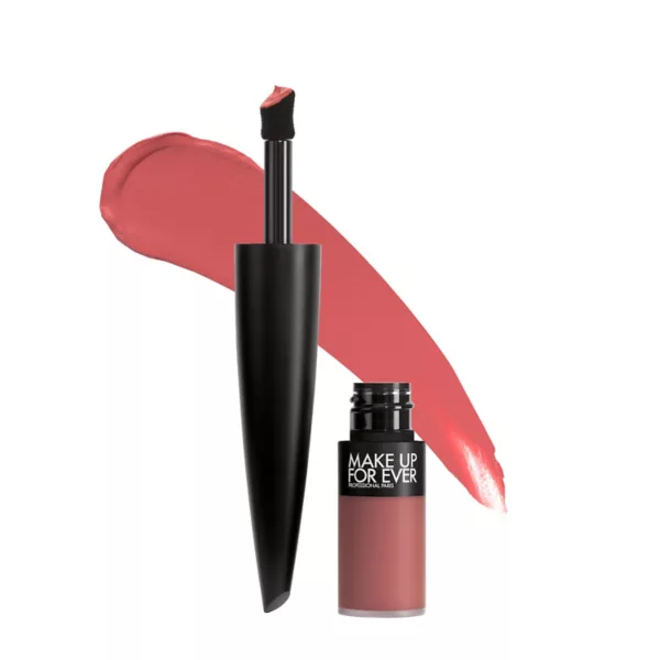 

Rouge Artist for Ever матовая 24-часовая стойкая жидкая помада Make Up For Ever, цвет rose now and always