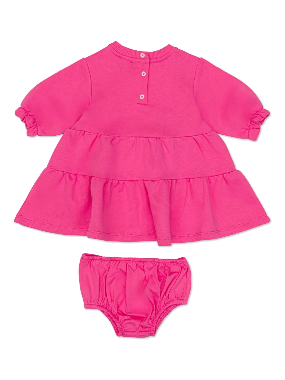 Комплект из платья и блумеров с логотипом Missoni Kids, розовый — фото 2