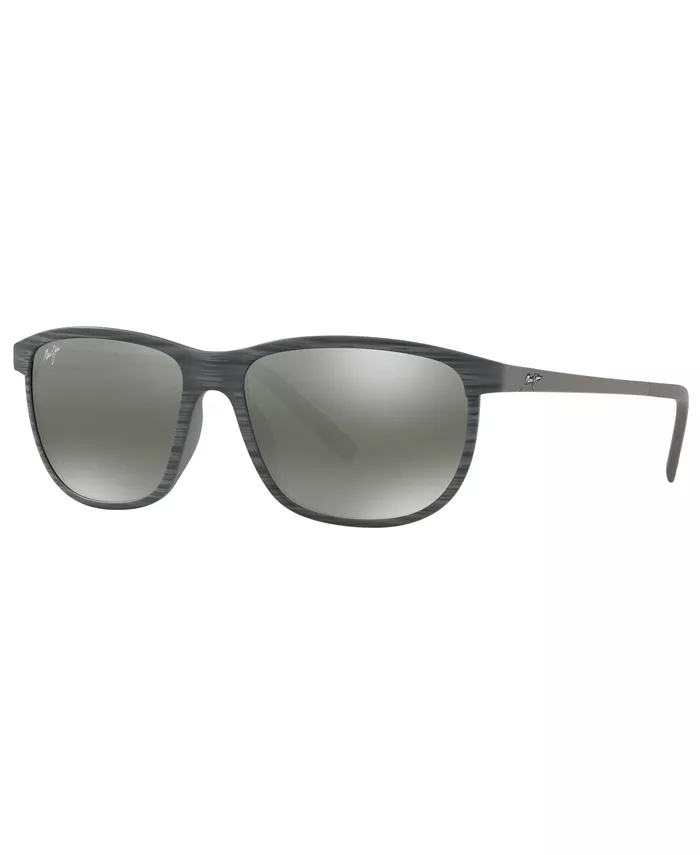 

Унисекс поляризованные солнцезащитные очки Dragon's Teeth, MJ000608 Maui Jim, серый