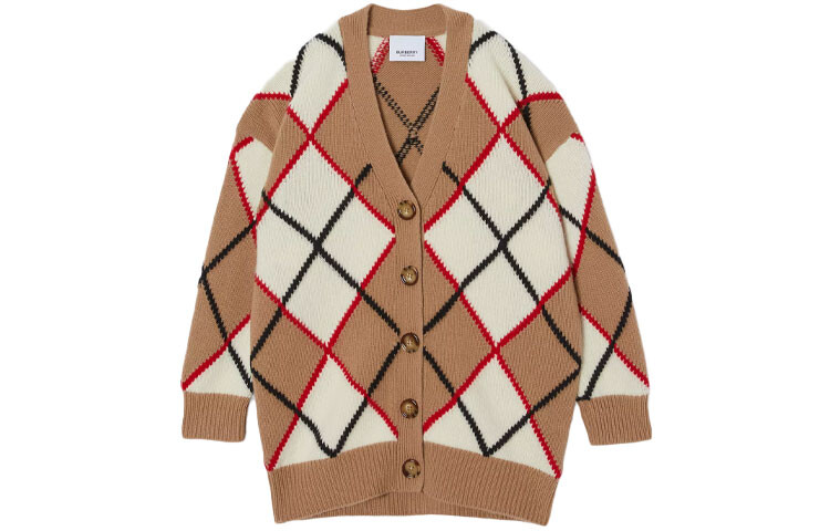 

Детский кашемировый свитер Burberry, цвет Camel