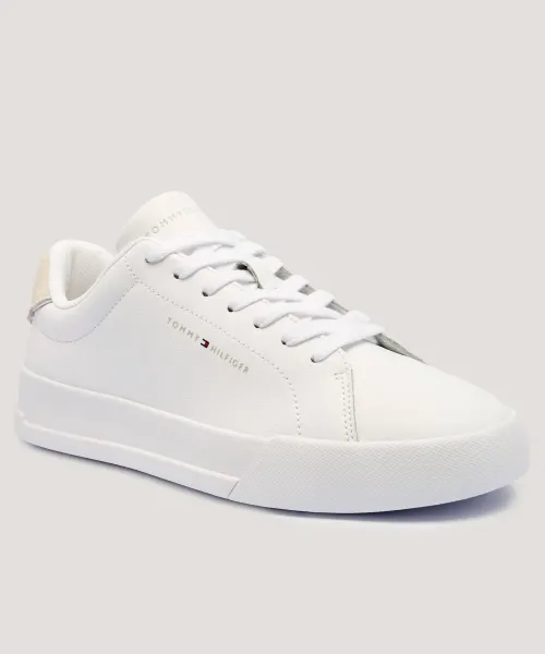 

Кожаные кроссовки Tommy Hilfiger, белый