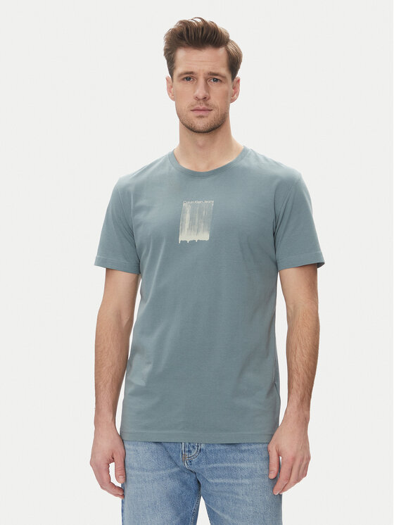 

Футболка обычного кроя Brush Stroke J30J327522 Calvin Klein Jeans, синий