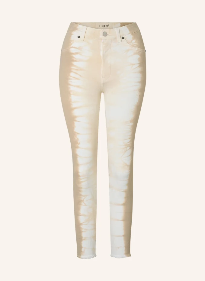 

Джинсы 7/8 cropped high rise с моделирующим эффектом Item M6, белый