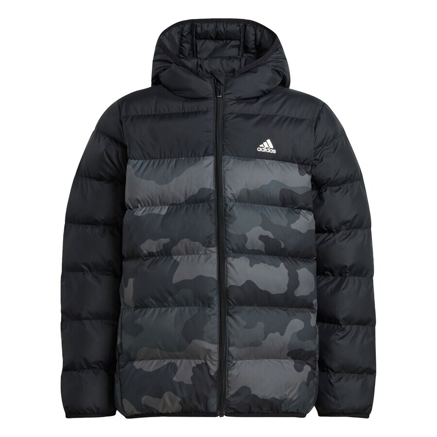 

Куртка ADIDAS SPORTSWEAR Athletic Synthetic Down Allover Print, черный