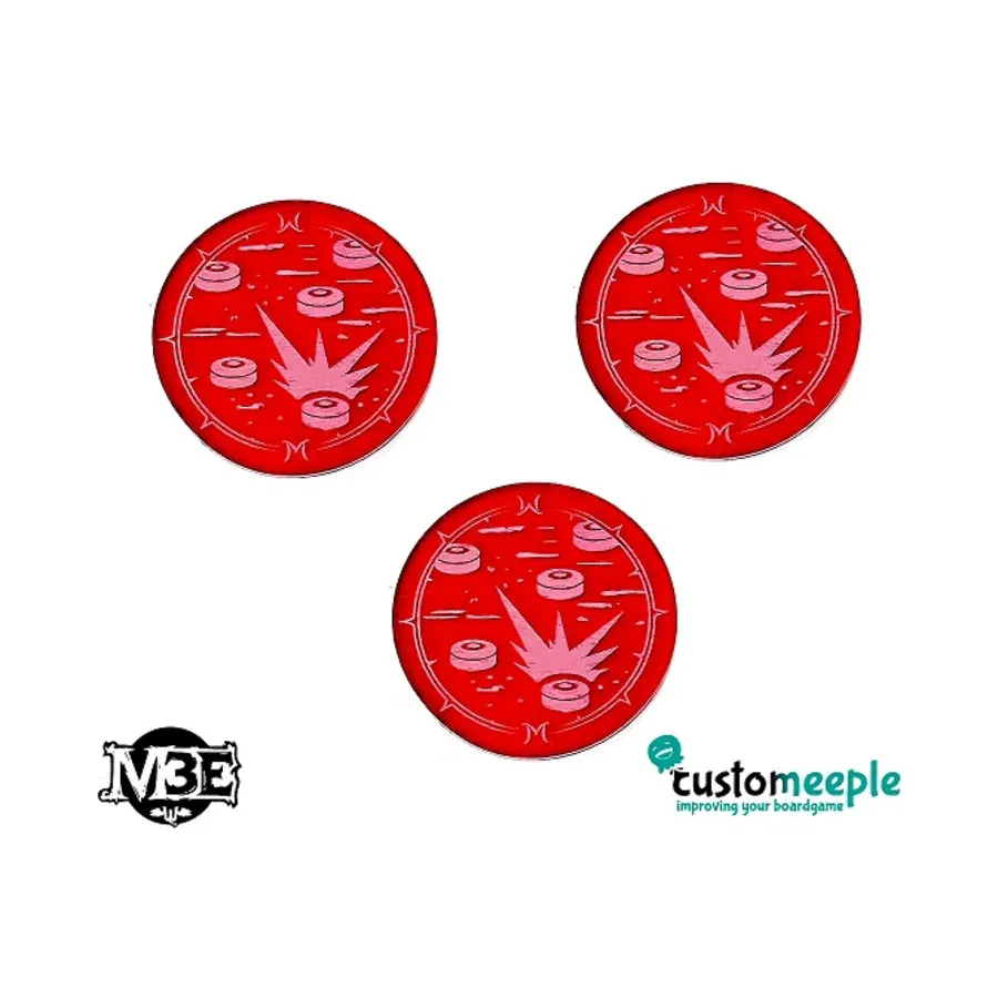 

Жетоны минного поля (M3E), Malifaux - Tokens, Markers, & Templates (Customeeple)