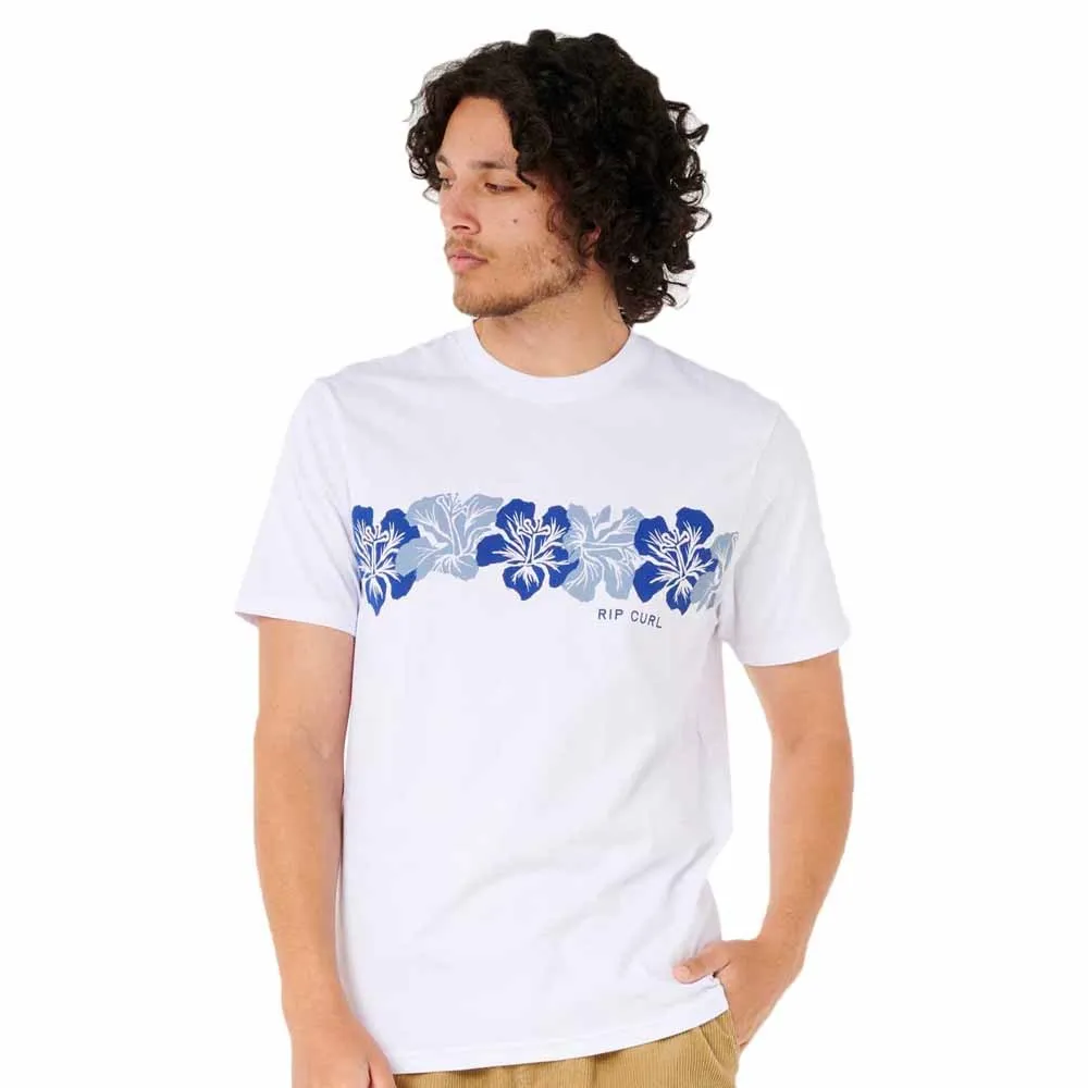 

Футболка с коротким рукавом Rip Curl Aots Cody Welsh Hibiscus, белый