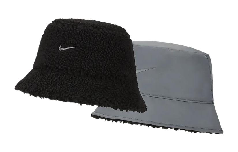 

Реверсивная флисовая ведро-шляпа Black/Gray Nike