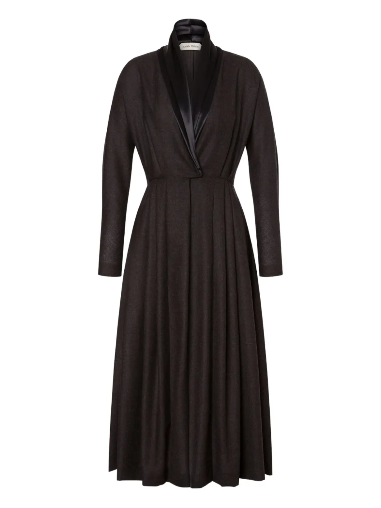 

Alberta Ferretti платье из вирджинской шерсти, серый