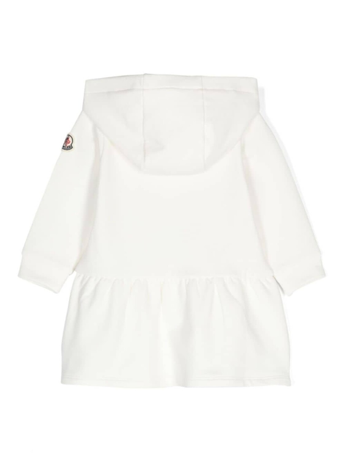 

Moncler Enfant платье-толстовка с логотипом, белый