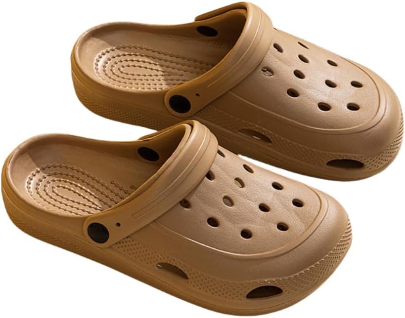 

Нейтральные садовые тапочки, легкие тапочки, пляжная обувь, тапочки-сандалии для улицы Shbqrs, коричневый