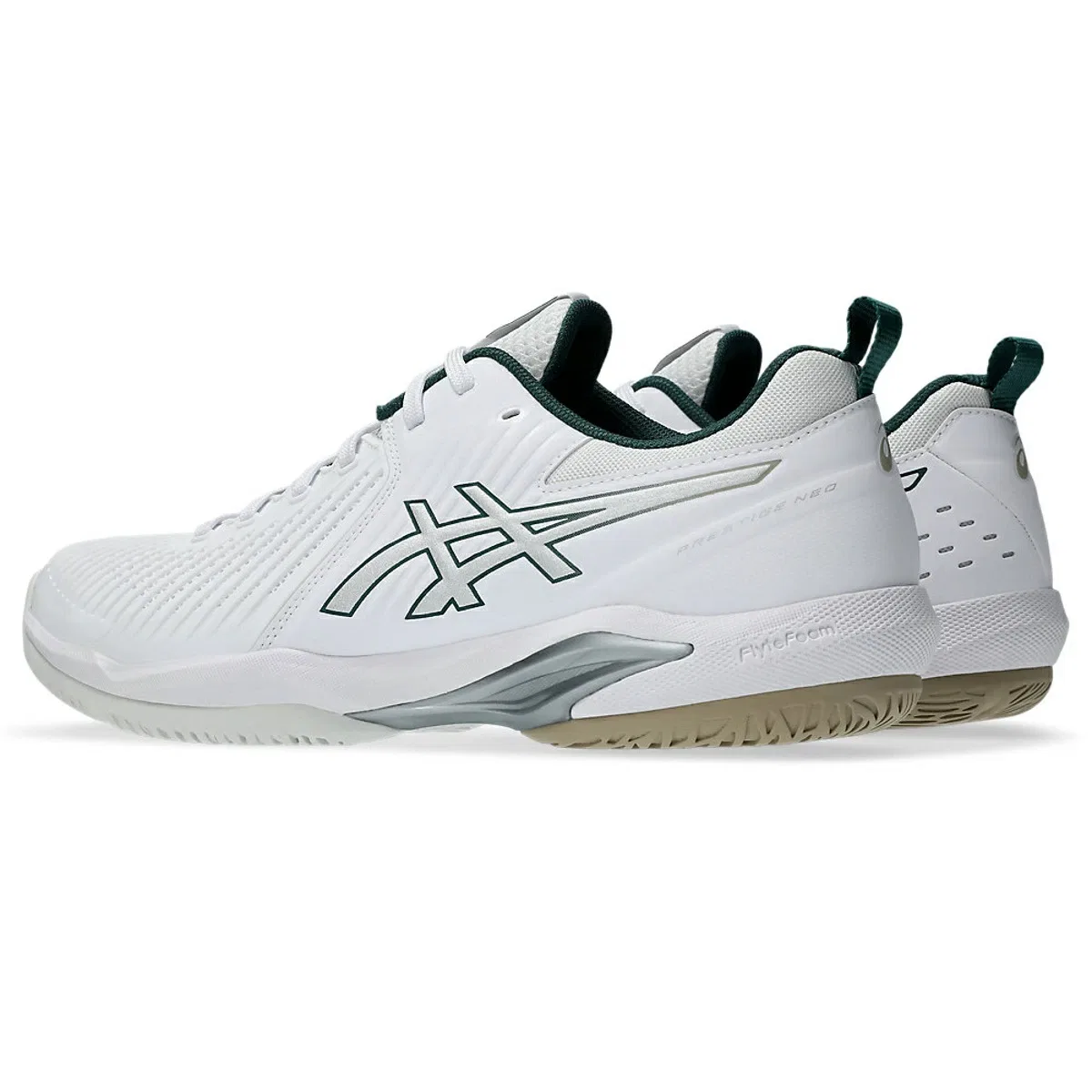 Теннисные кроссовки «Prestige Neo» от ASICS, White/Pure Silver — фото 2