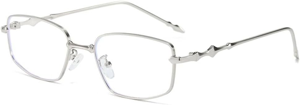 

Солнцезащитные очки с металлической оправой, защищающие от синего света, с нестандартной формой, винтажным дизайном и защитой от УФ-излучения UV400 KTUCN, Silver-transparent