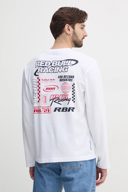 

Лонгслив SPEED LOGO LS TEE Red Bull Racing X Pepe Jeans, белый