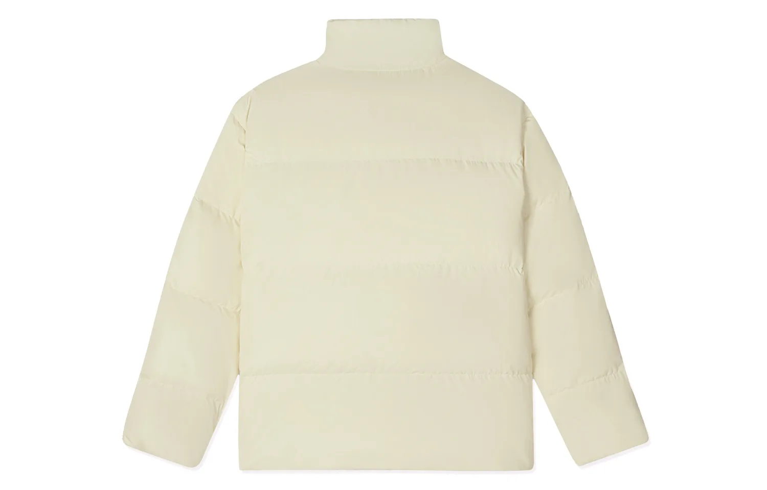 Levis Зимняя утепленная пуховая куртка женская Ivory с воротником стойкой — фото 3