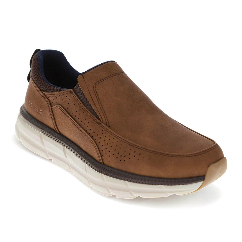 

Кроссовки Dockers Mens GO-TIME Active Rebound Slip-on, Dark Tan
